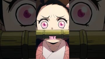 Did You Know If Nezuko Can Talk, #shorts #anime  #demonslayer