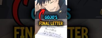 Gojos final letters that NOBODY is talking about!- Jujutsu Kaisen #shorts #jujutsukaisen