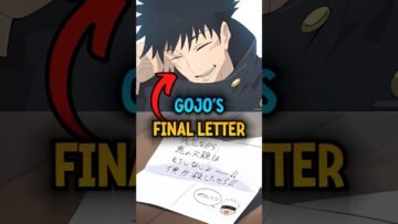 Gojos final letters that NOBODY is talking about!- Jujutsu Kaisen #shorts #jujutsukaisen