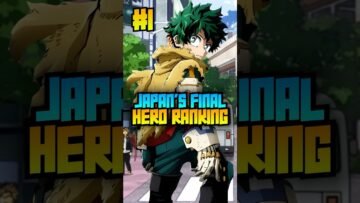 My Hero Academia: Japan’s Final Hero Ranking, Ending of MHA #shorts  #mha #myheroacademia