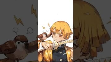 Zenitsu Sparrow: Finding Inner Peace in the Fluttering Wings #shrots  #anime  #demonslayer