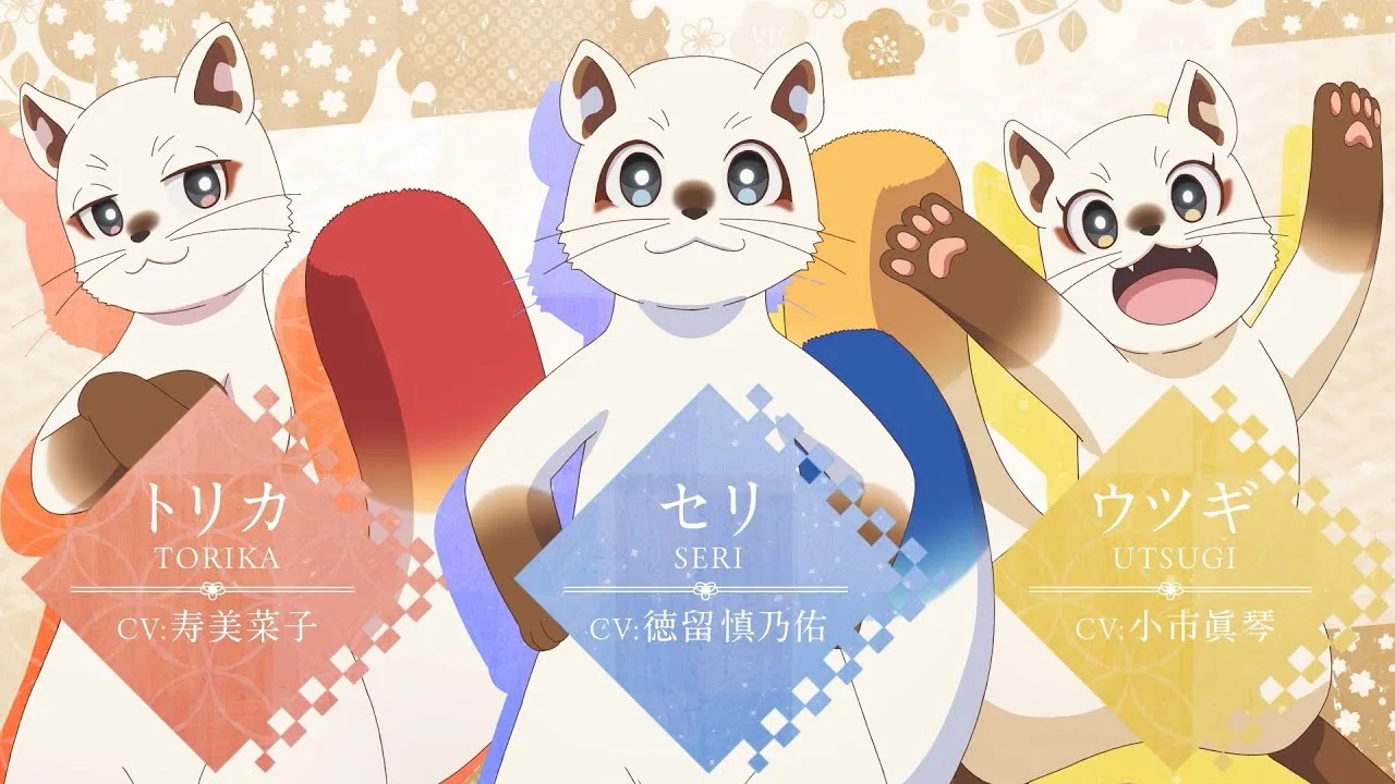 Kusunoki’s Garden of Gods Anime Reveals Three New Cast Members