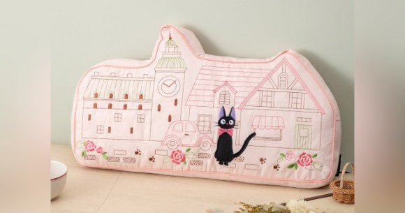 Studio Ghibli adds new anime bibs and cushion to its merchandise shop in Japan