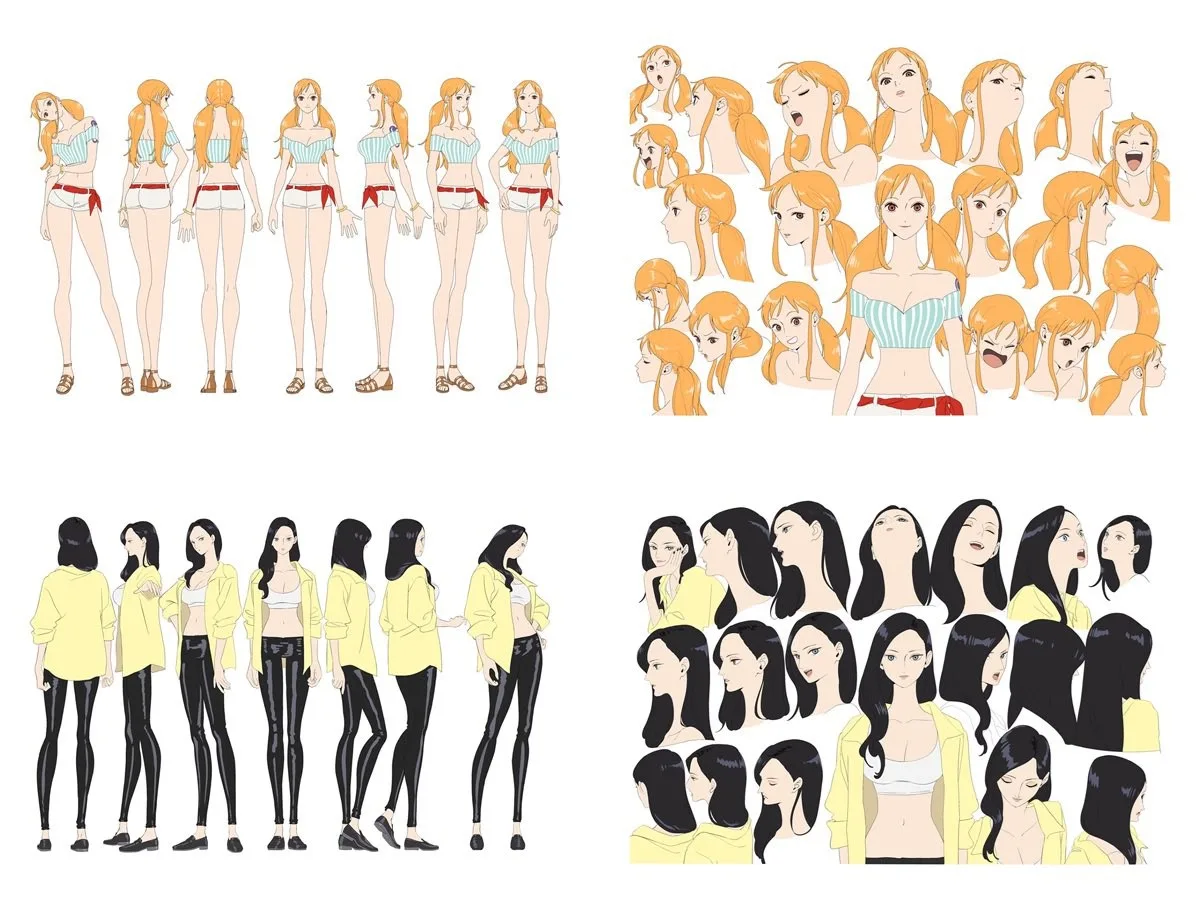 One Piece Heroines Anime Reveals First Character Designs