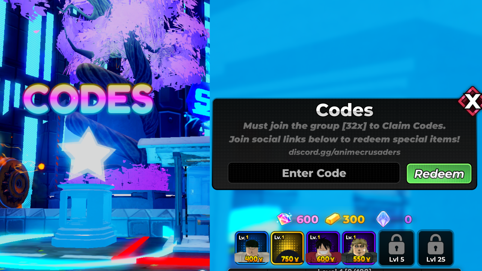 Anime Crusaders Codes (October 2025)