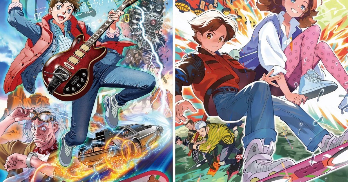 Anime Artists Reimagine Back to the Future for Its 40th