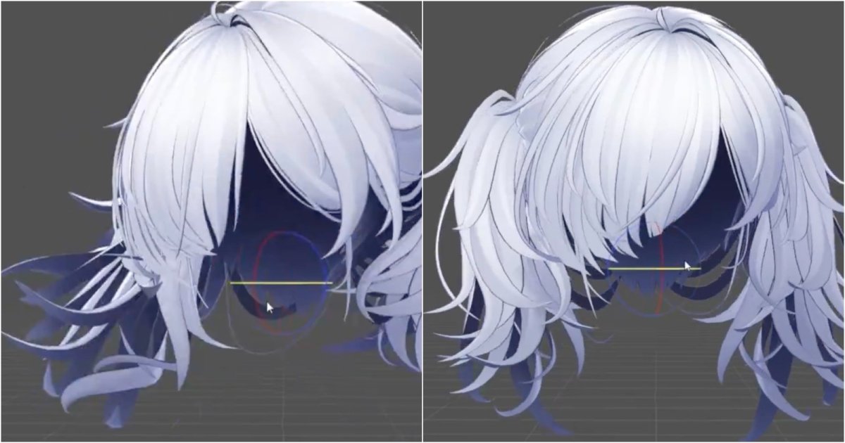 Check Out This Flowing Anime Hair Simulation Made in Unity