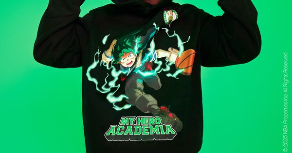 My Hero Academia Expands Its NBA Apparel Collaboration