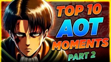 Top 10 Attack on Titan  Moments (Season 3 Part 2)