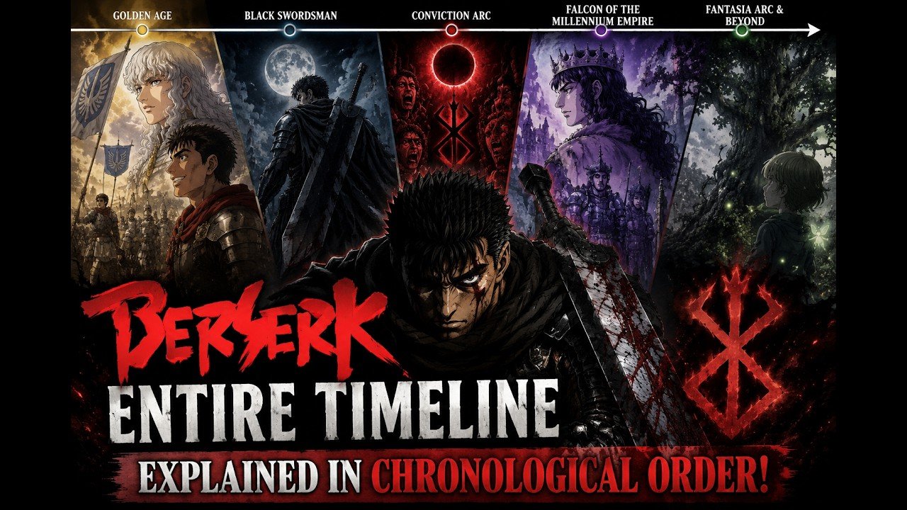 Berserk timeline explained video covering the full story in order