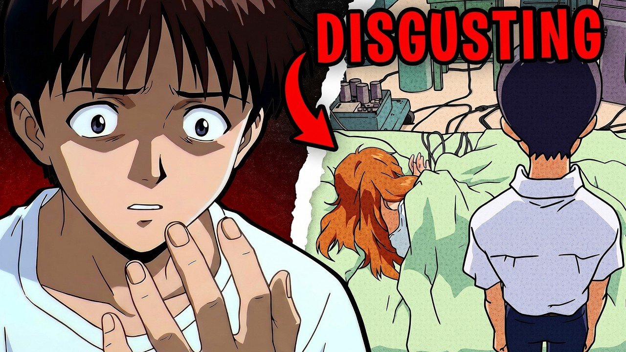 Neon Genesis Evangelion story explained video covering nine disturbing scenes