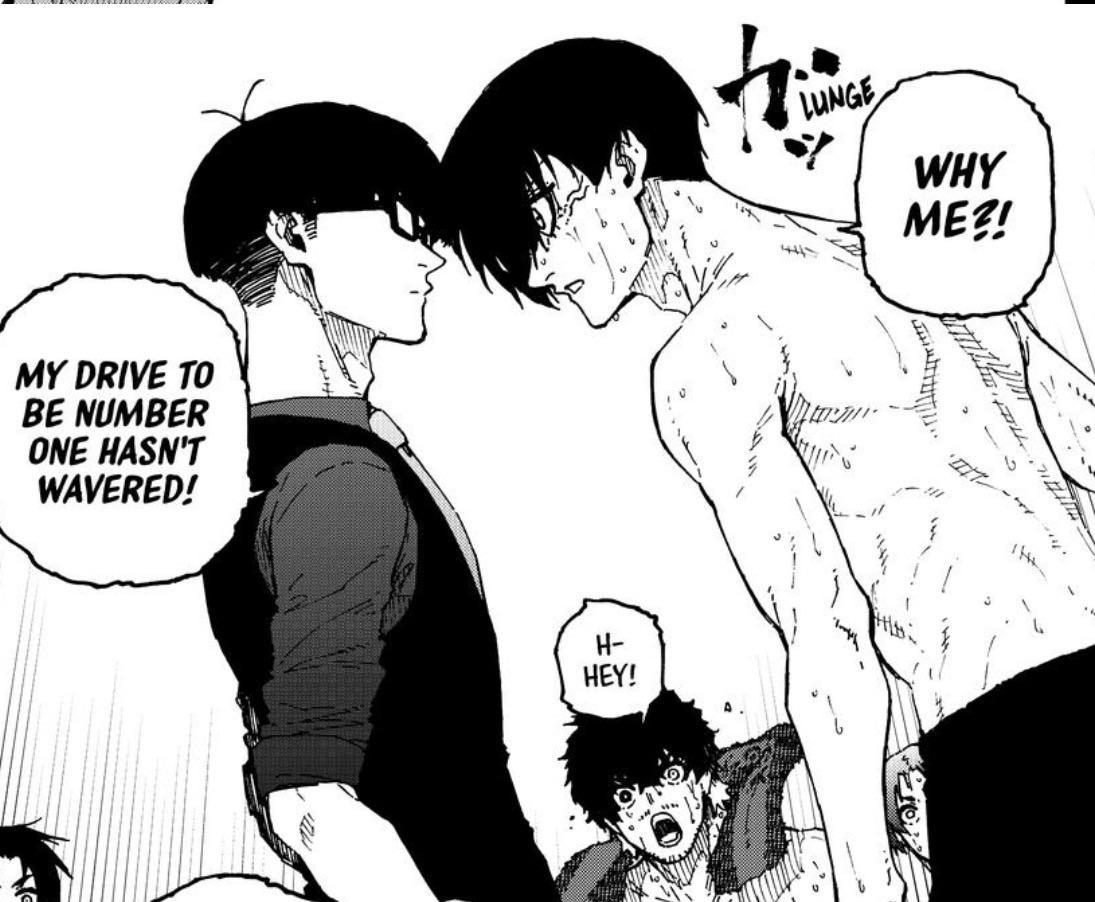 Rin confronts a teammate after being dropped in Blue Lock Chapter 350