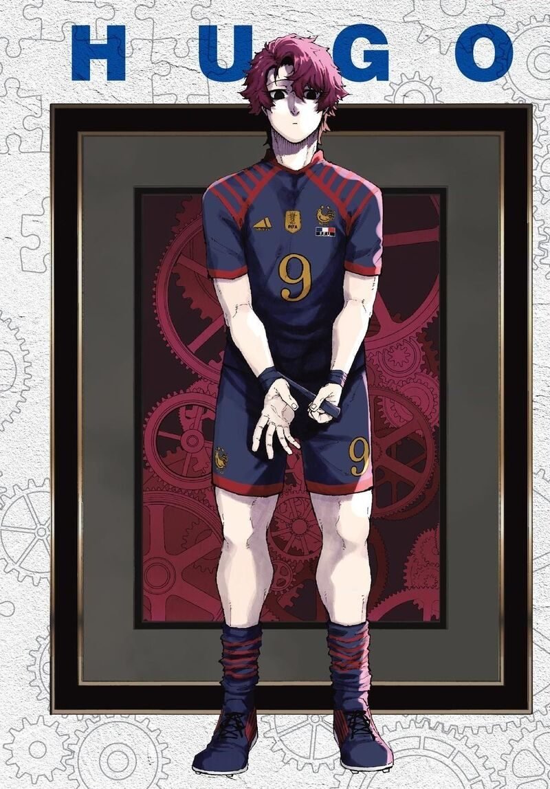 Character card for Hugo of France in Blue Lock