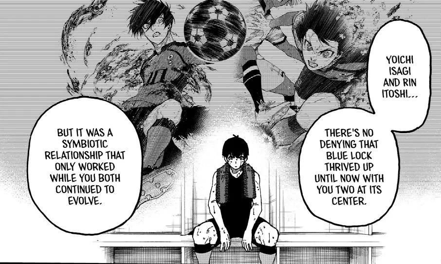 Ego explains the symbiotic bond between Isagi and Rin
