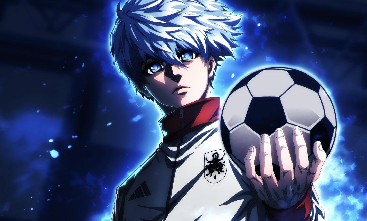 Teddy Knight holding a ball in Blue Lock Chapter 353