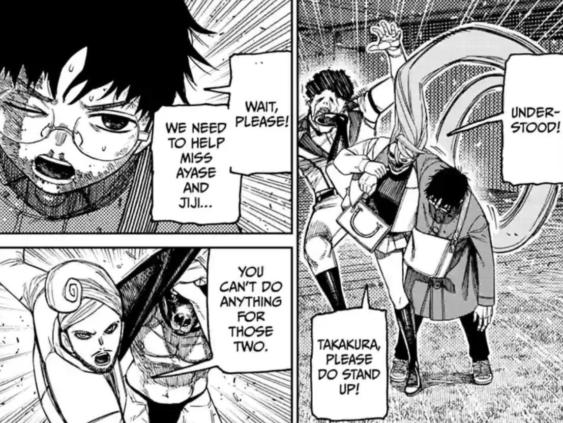Okarun insists on saving Ayase and Jiji in Dandadan 240