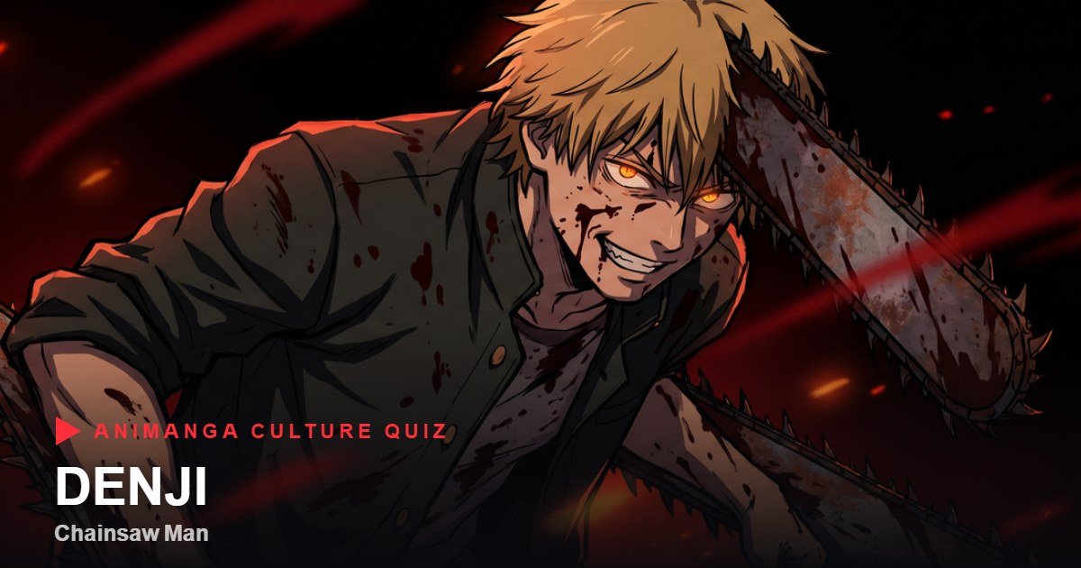 Denji from Chainsaw Man quiz cover