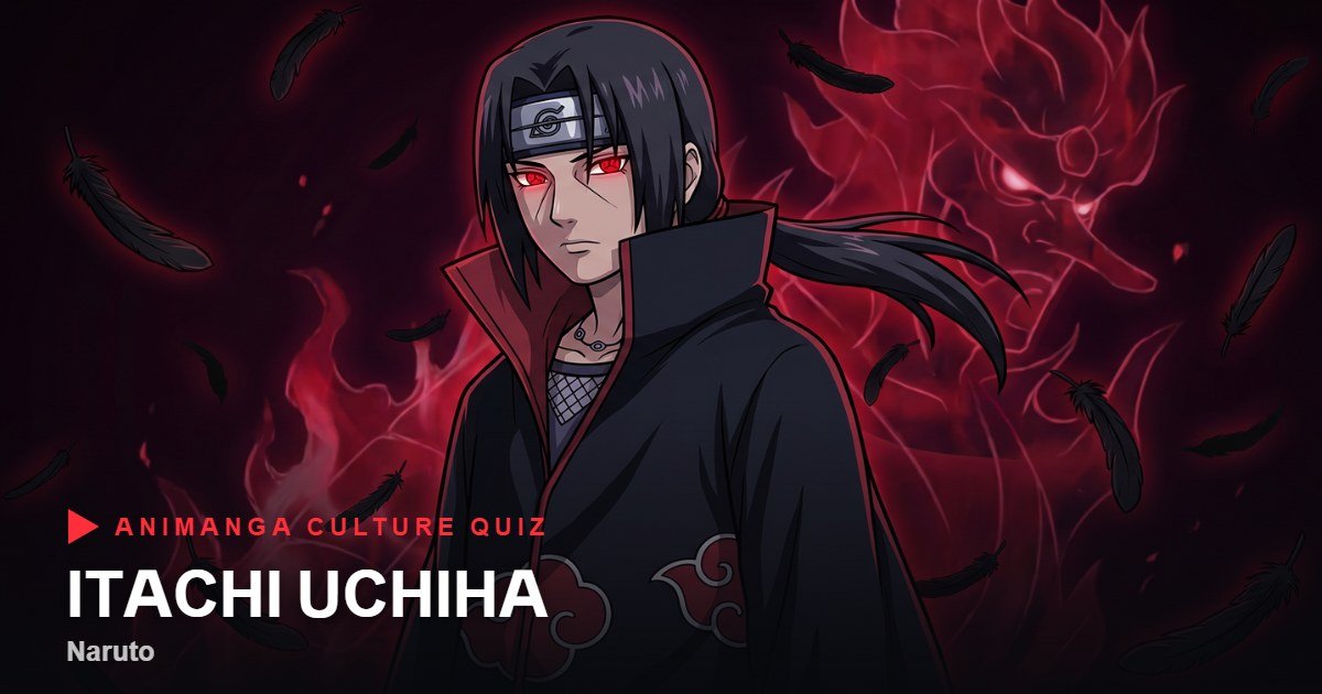 Itachi Uchiha from Naruto quiz cover