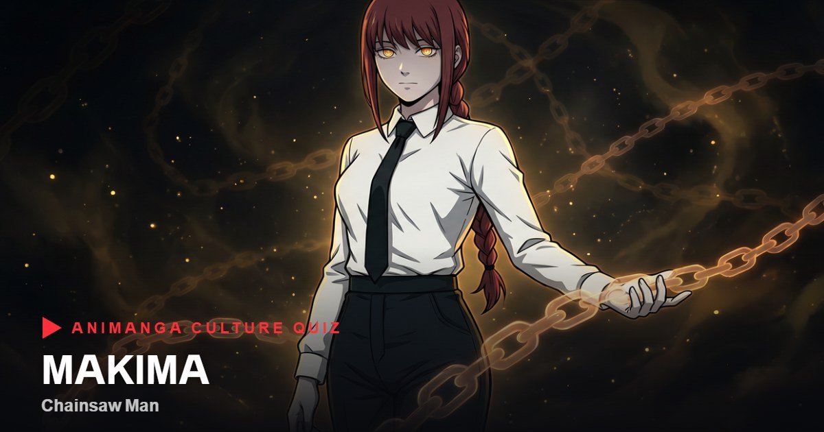 Makima from Chainsaw Man quiz cover