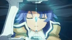 mushoku-tensei-jobless-reincarnation-roxy-migurdia-eyes-closed-casting-magic-with-a-blue-stone