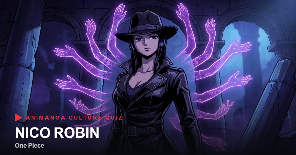 Nico Robin from One Piece quiz cover