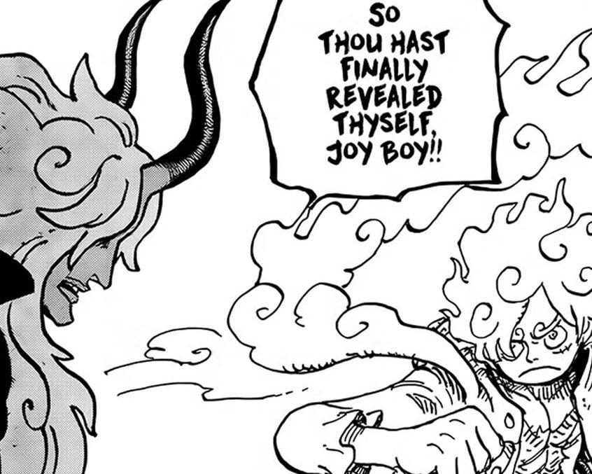 Imu tells Luffy that Joy Boy has finally revealed himself in One Piece 1188