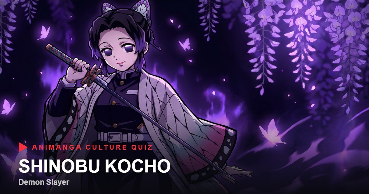 Shinobu Kocho from Demon Slayer quiz cover