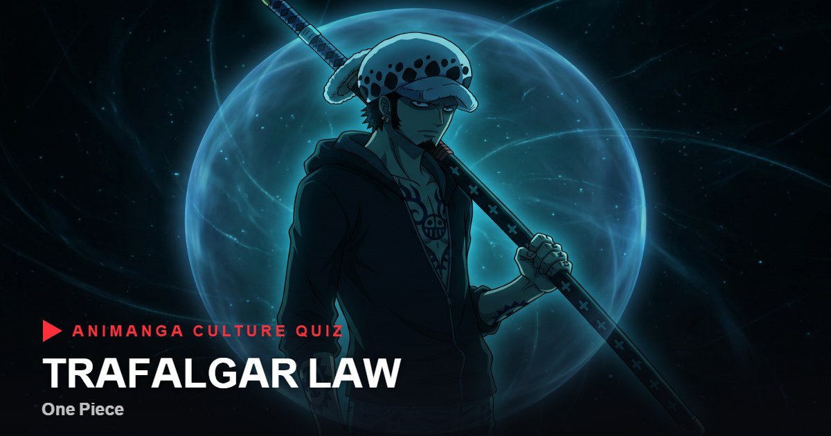 Trafalgar Law from One Piece quiz cover