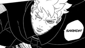 Boruto calls out to Sarada