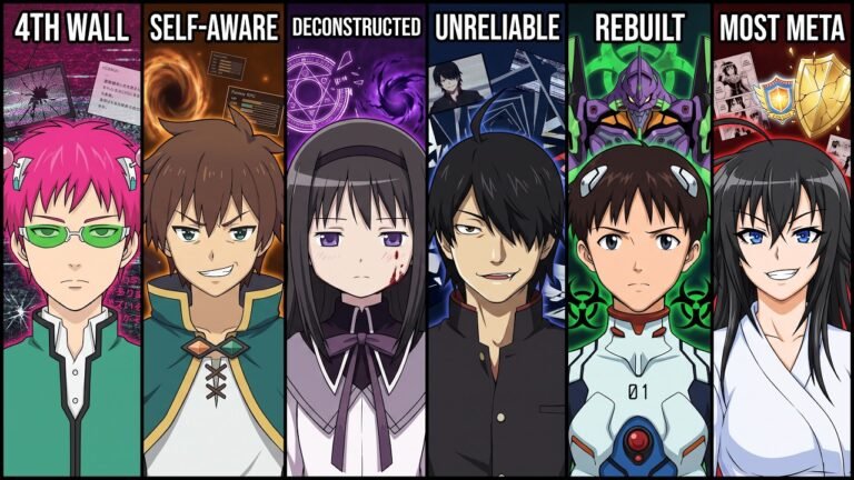 Top 10 Anime That Break The Fourth Wall (Meta Anime That Know They’re Anime)