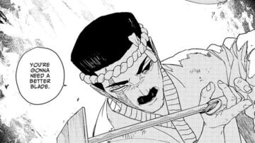 Subaru tells a Masumi attacker he needs a better blade