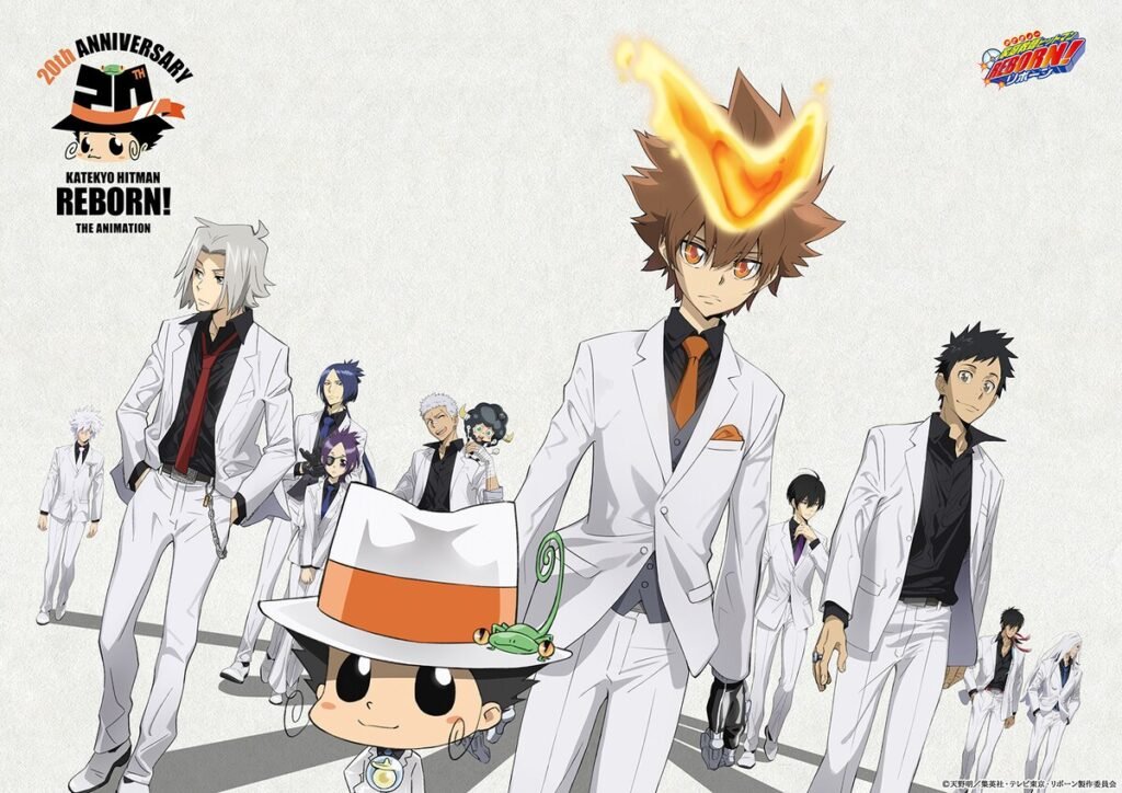 Katekyo Hitman Reborn 20th anniversary visual by Masayoshi Tanaka