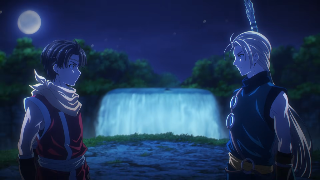 Suikoden The Anime third trailer image with Riou and Jowy