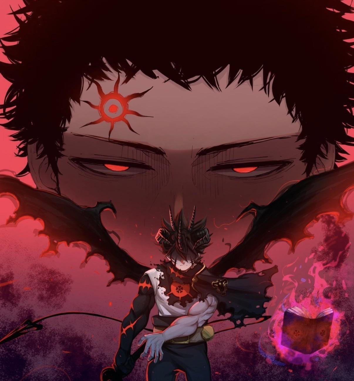 Asta in his devil union form ahead of Black Clover Season 2