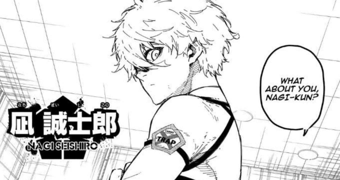 Nagi wearing his Trap taboo armband in Blue Lock 363